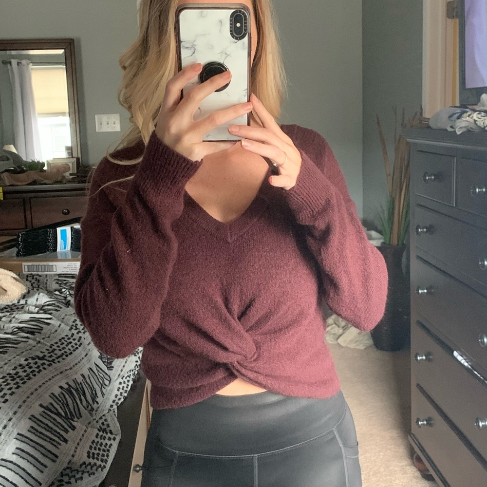 Cropped sweater